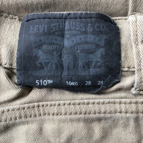 Levi’s 510 Skinny Khaki Denim Jeans - Size 16 - Picture 11 of 11